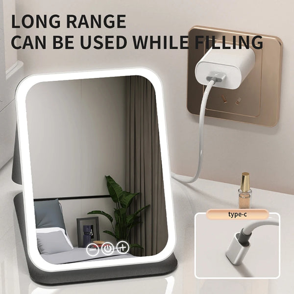 Portable LED Makeup Mirror