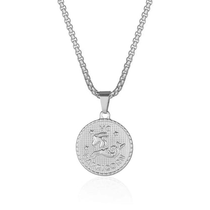Zodiac Coin Necklace
