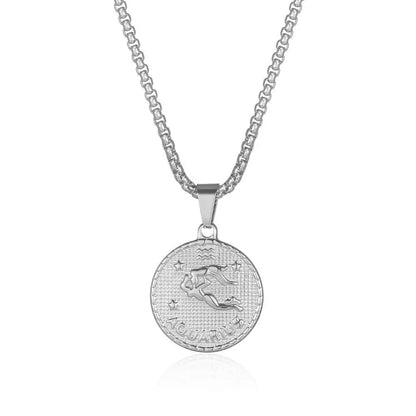 Zodiac Coin Necklace