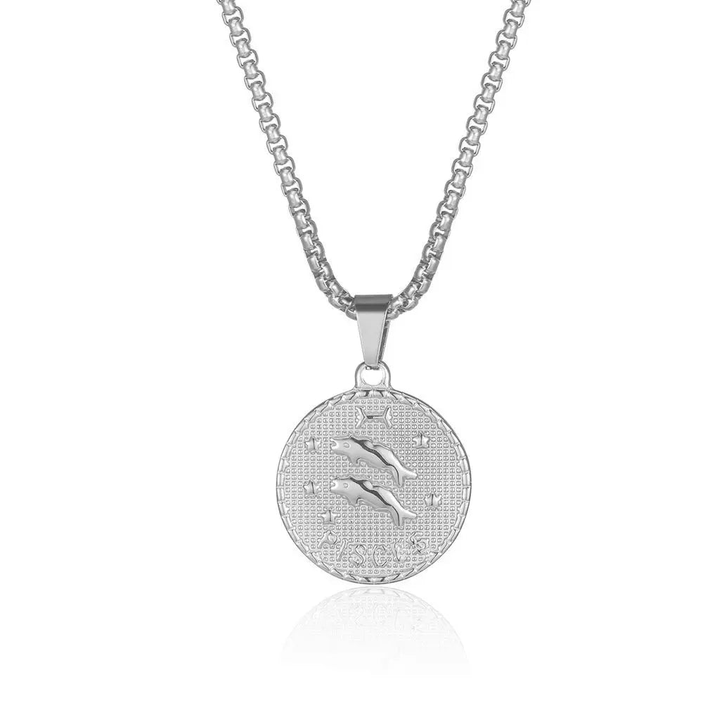 Zodiac Coin Necklace