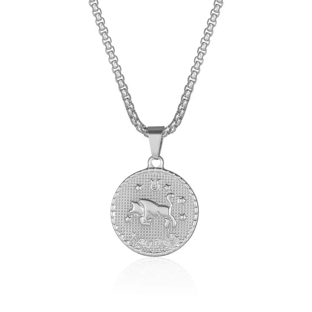 Zodiac Coin Necklace