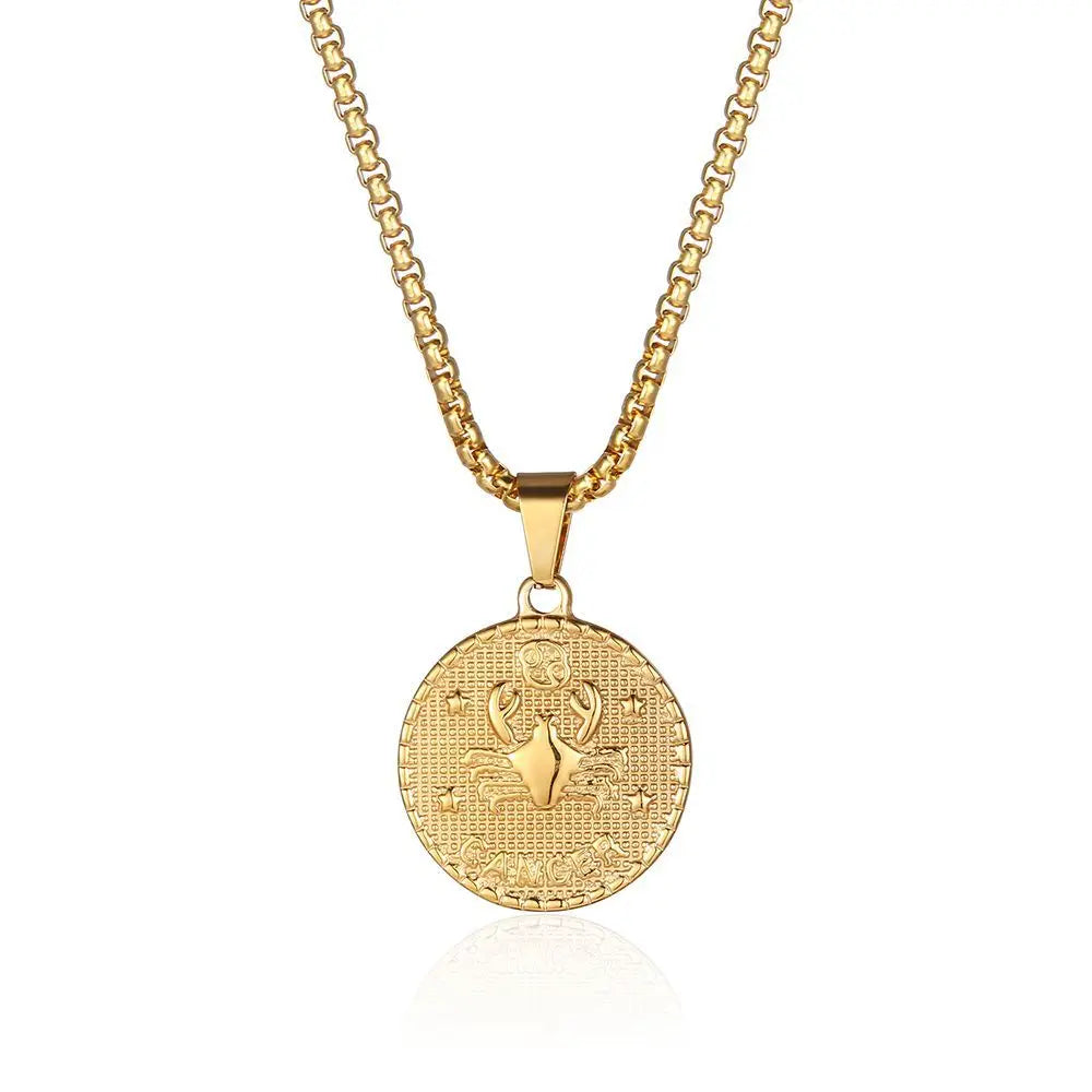 Zodiac Coin Necklace