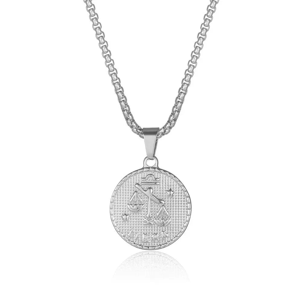 Zodiac Coin Necklace