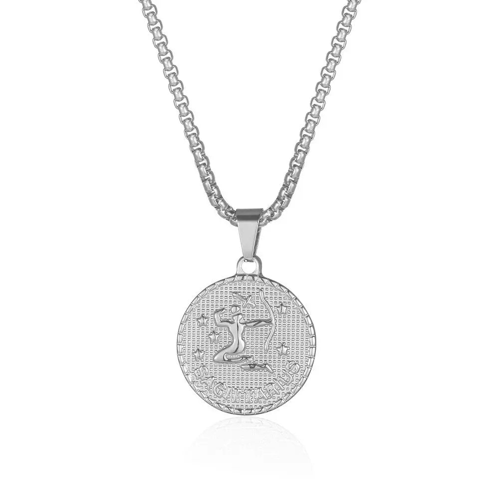 Zodiac Coin Necklace