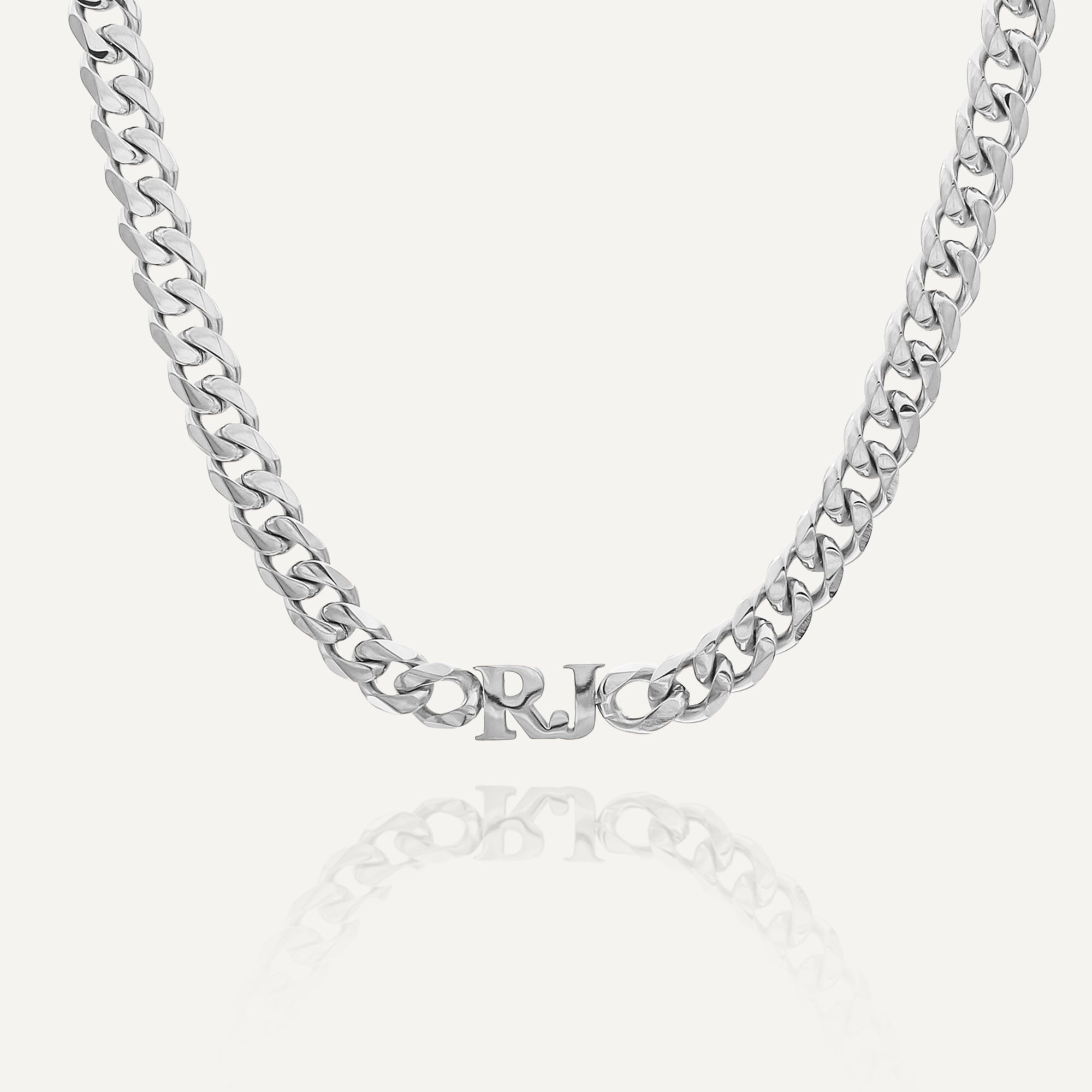 Personalised Cuban Chain Initial Choker