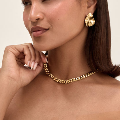 Personalised Cuban Chain Initial Choker