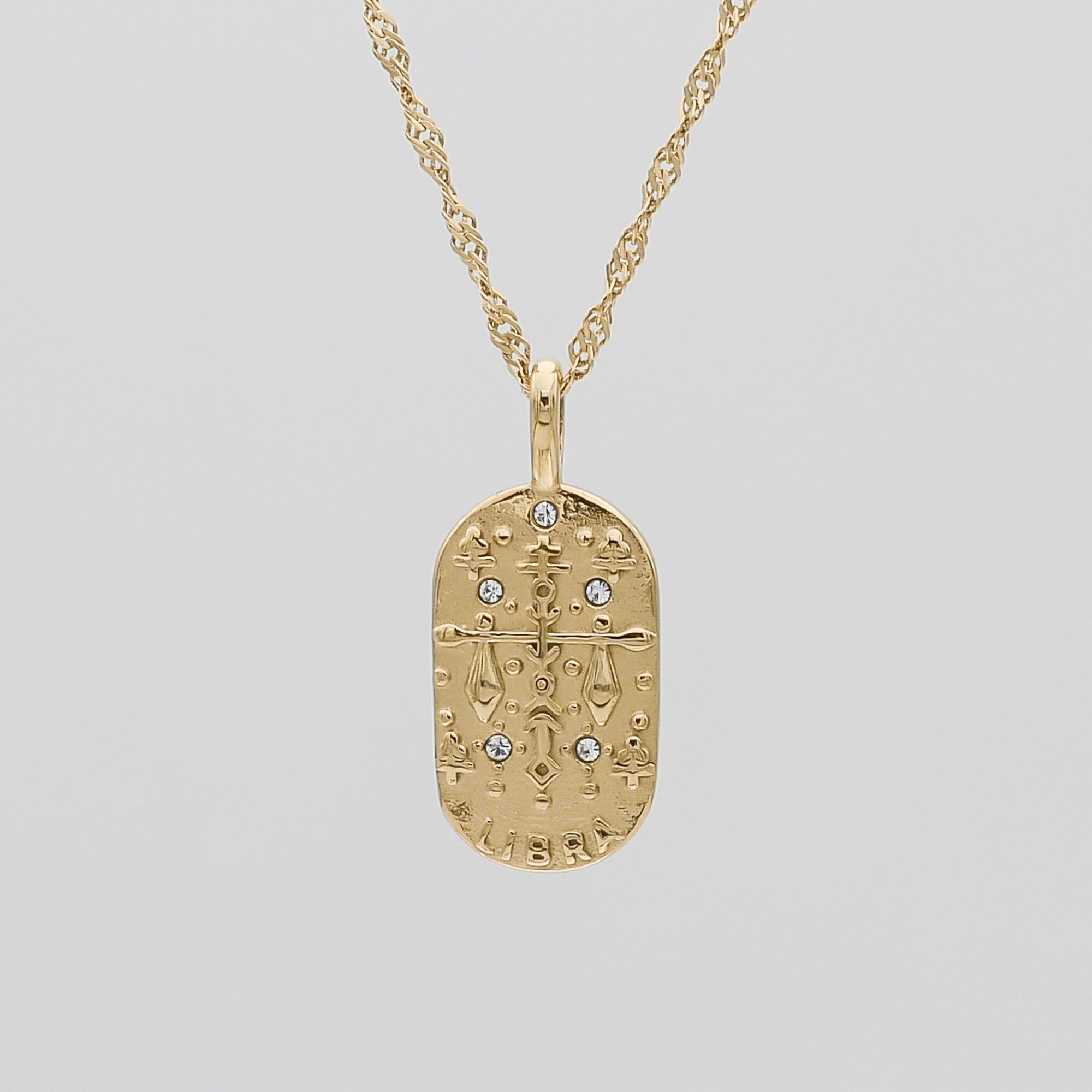 Zodiac Tarot Card Necklace