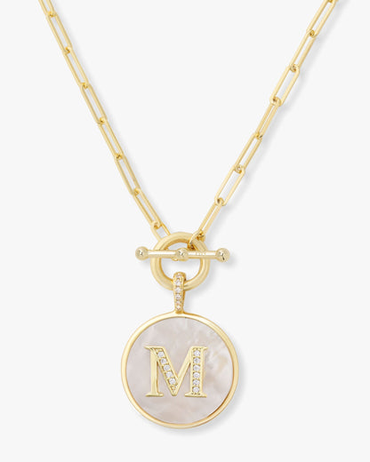 Love Letters Medallion Necklace