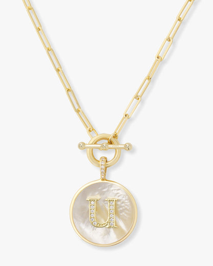 Love Letters Medallion Necklace