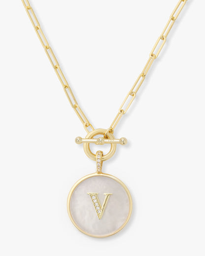 Love Letters Medallion Necklace