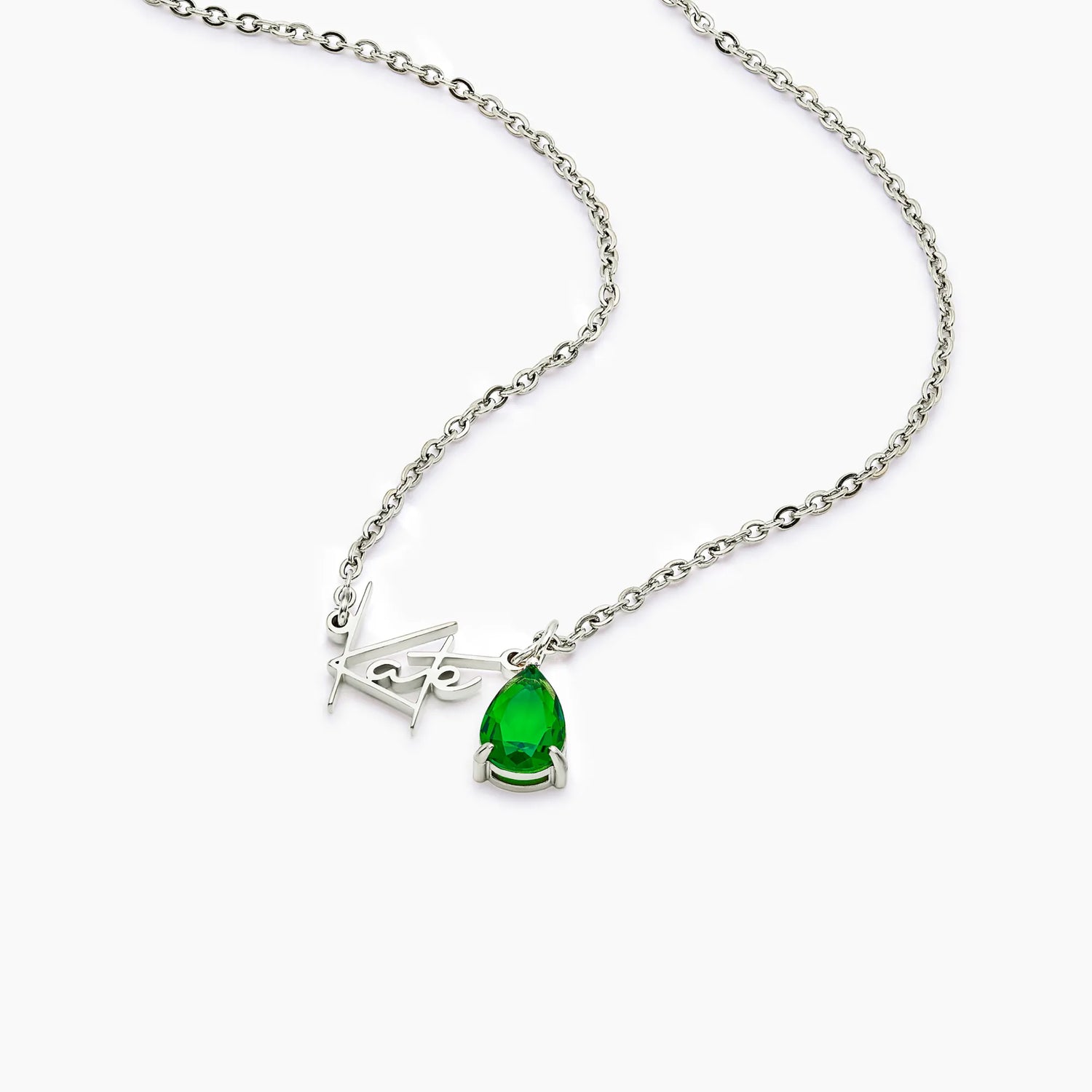Signature Name &amp; Birthstone Necklace