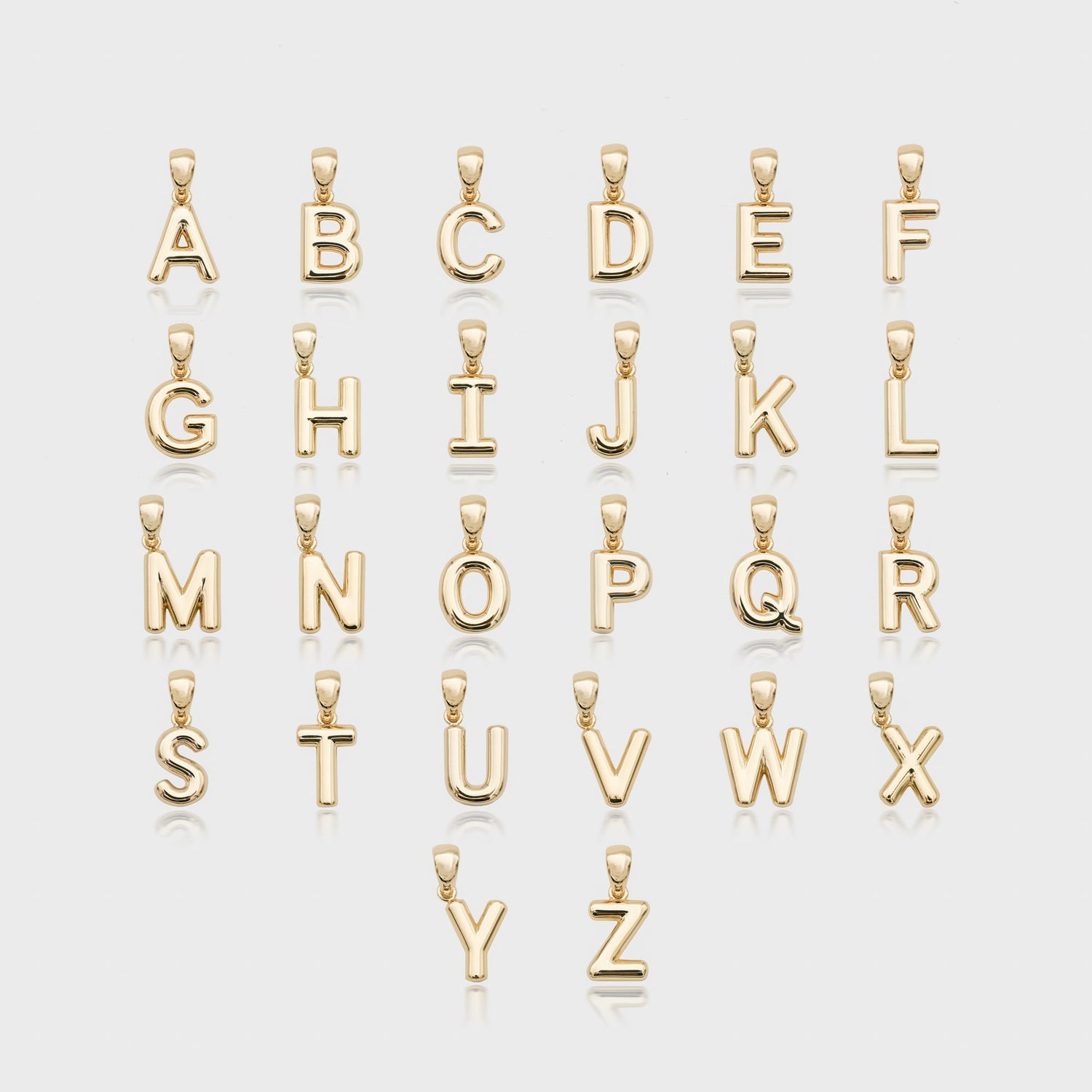 Mini Bubble Initial Necklace