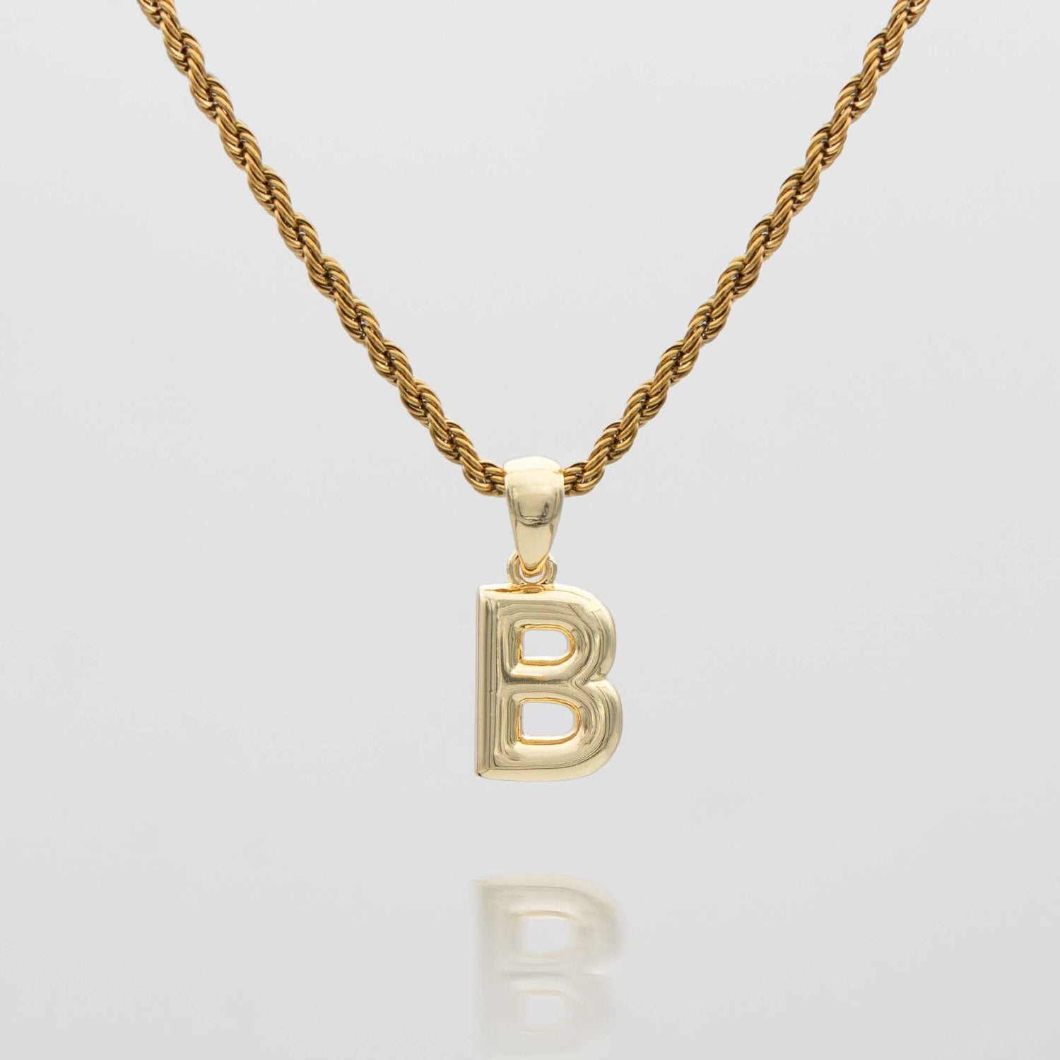 Mini Bubble Initial Necklace
