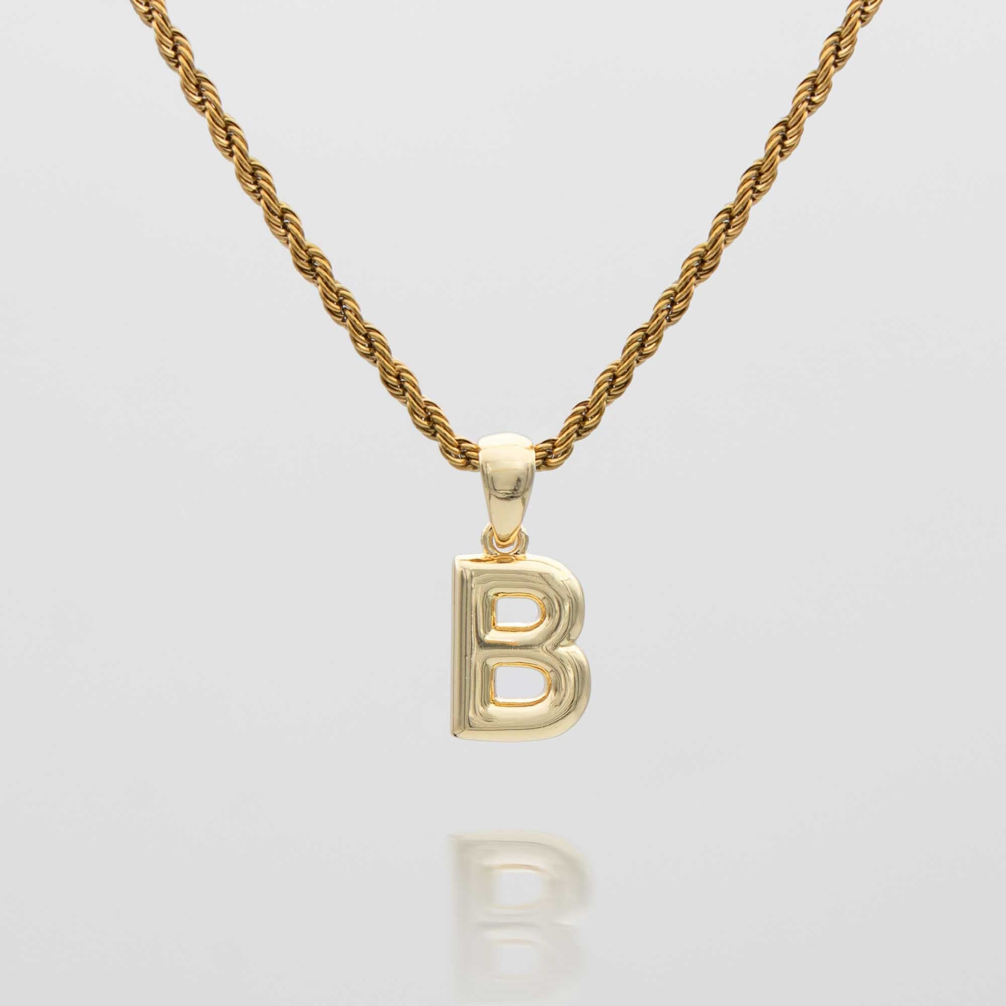 Mini Bubble Initial Necklace