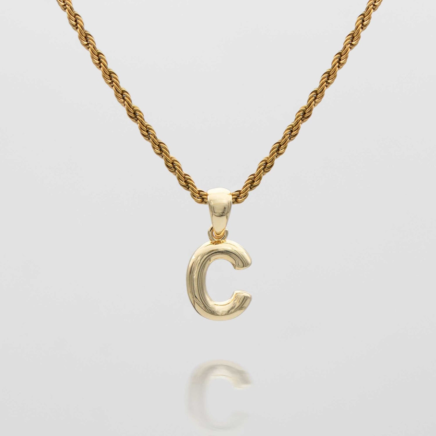 Mini Bubble Initial Necklace