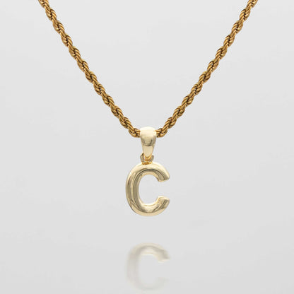 Mini Bubble Initial Necklace