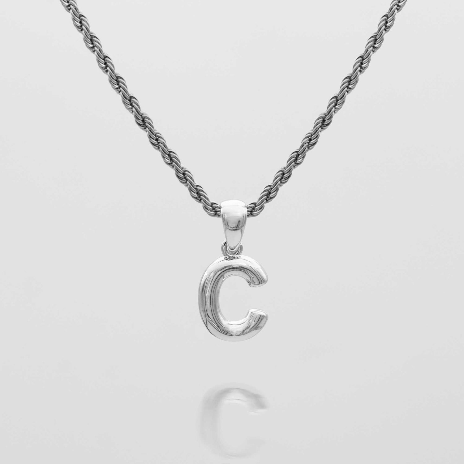 Mini Bubble Initial Necklace