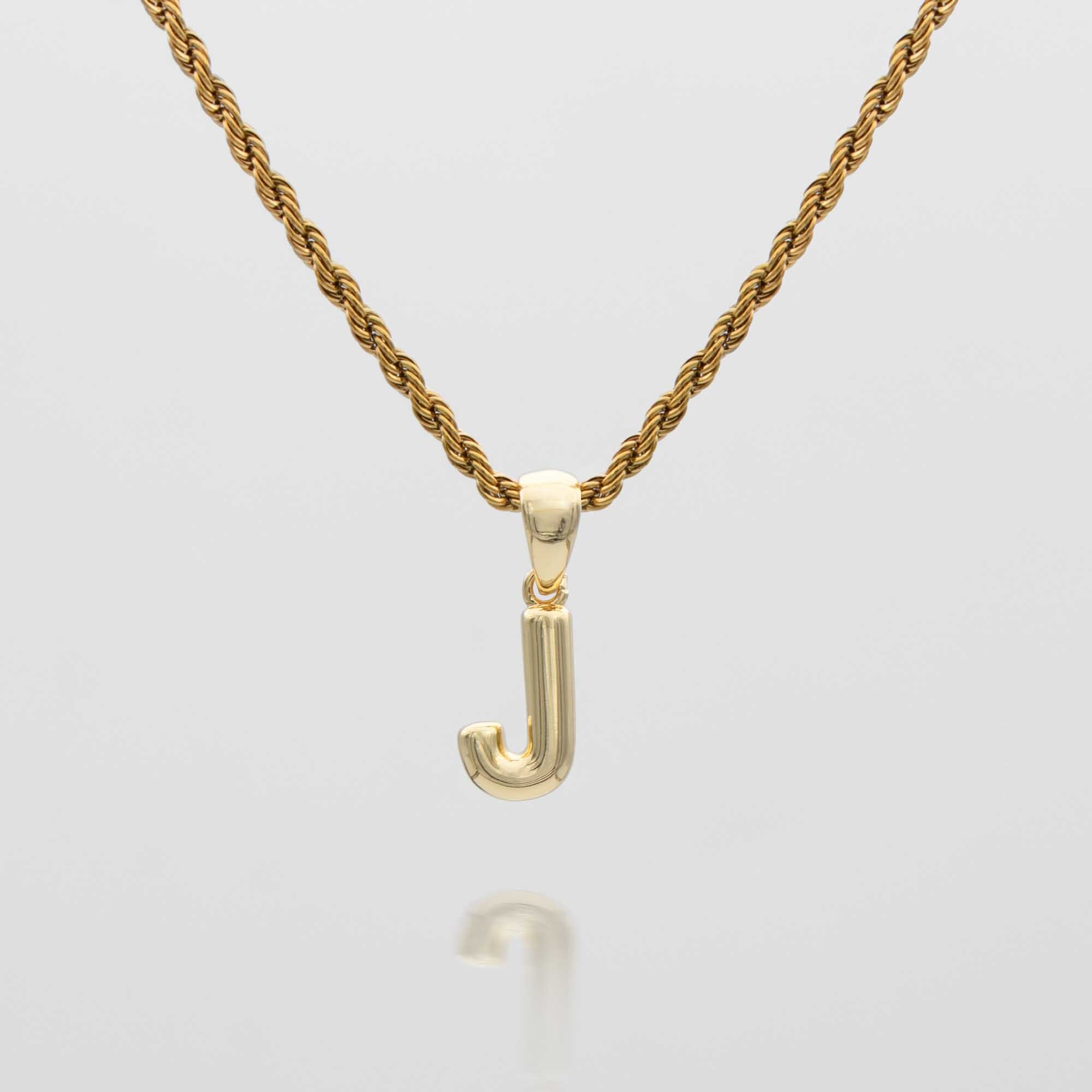 Mini Bubble Initial Necklace