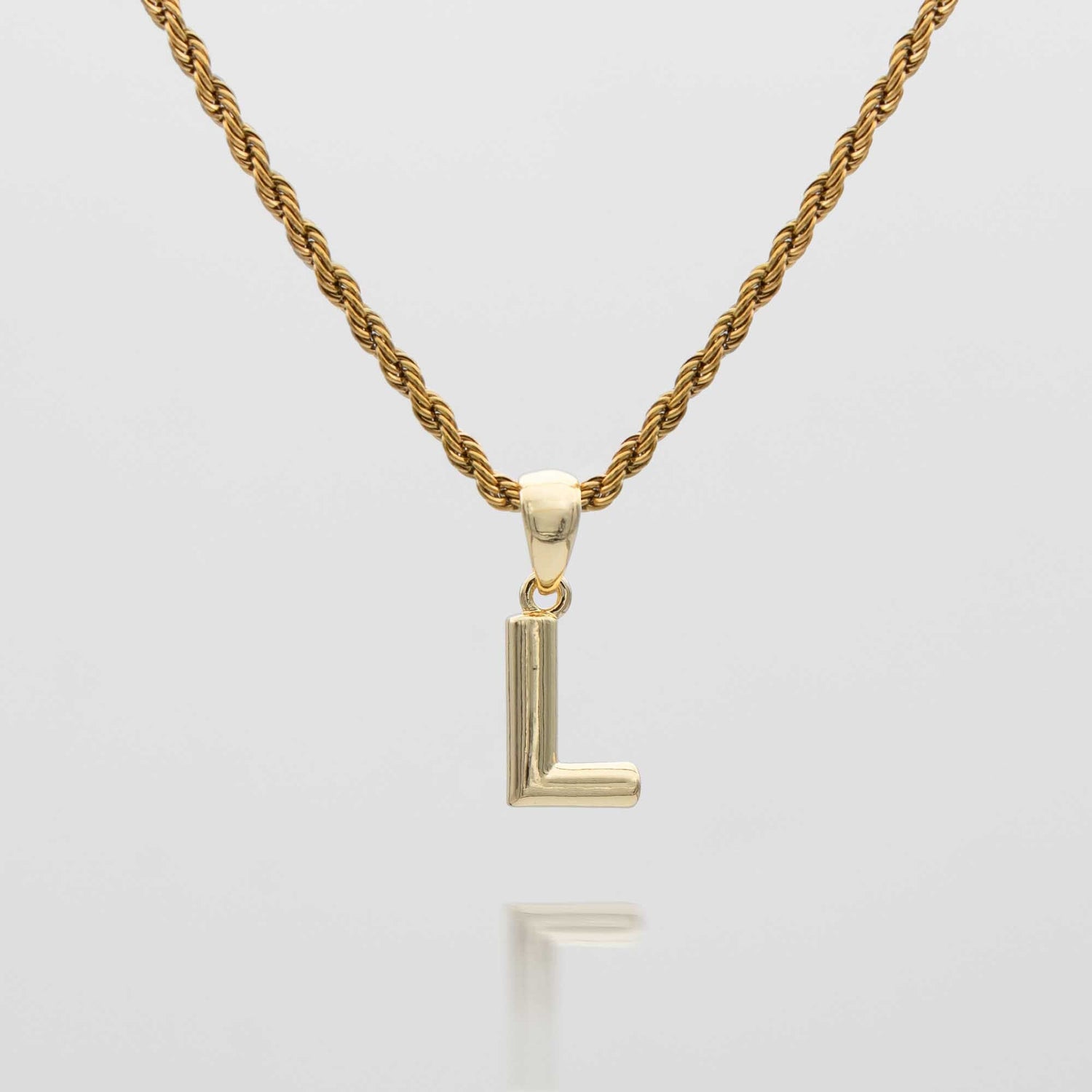 Mini Bubble Initial Necklace