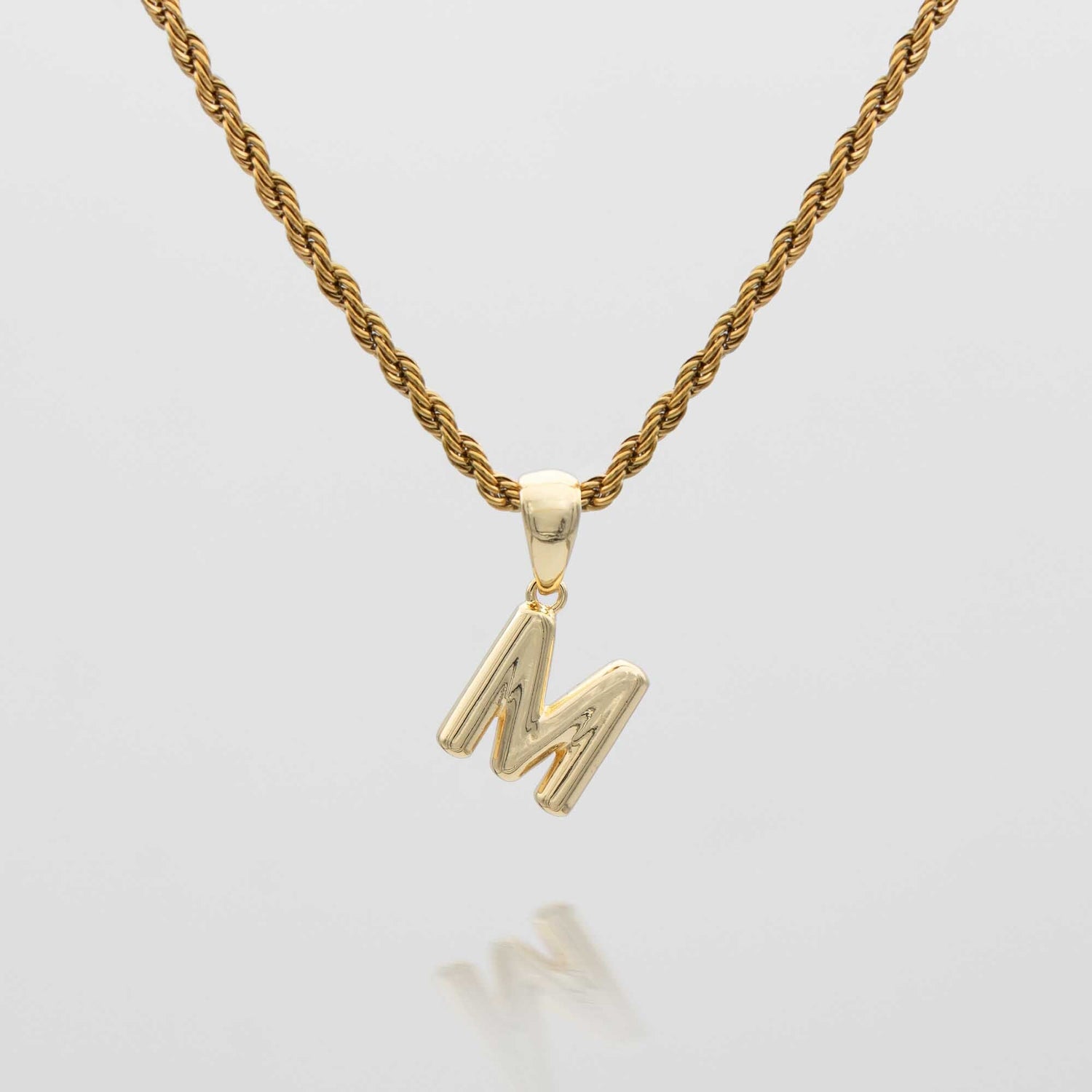 Mini Bubble Initial Necklace