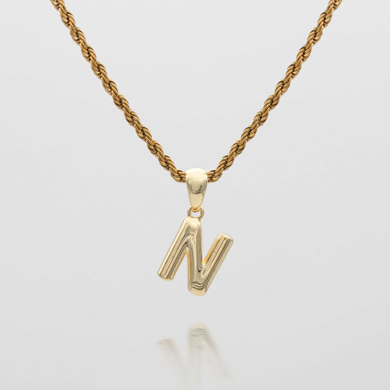 Mini Bubble Initial Necklace