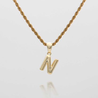 Mini Bubble Initial Necklace