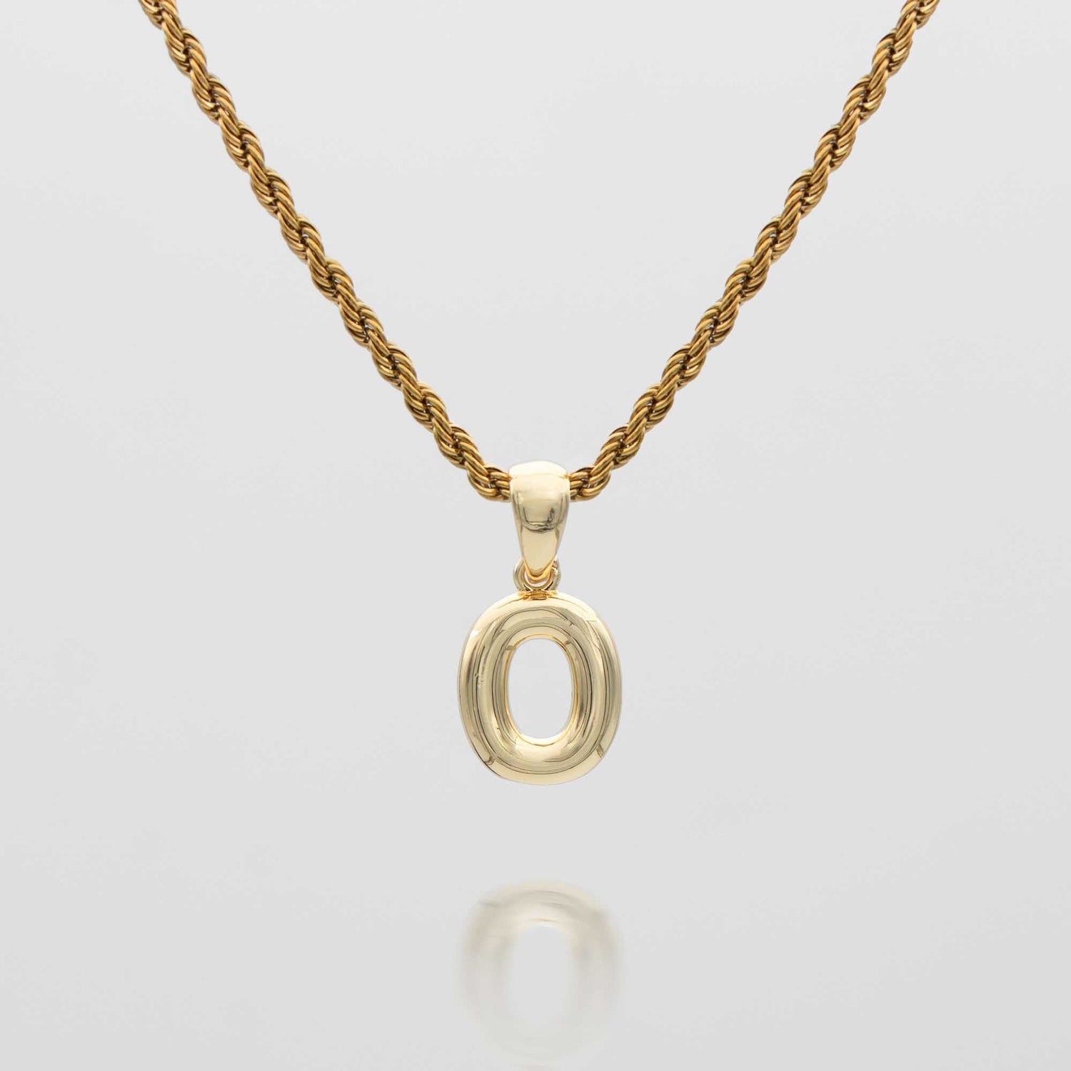 Mini Bubble Initial Necklace