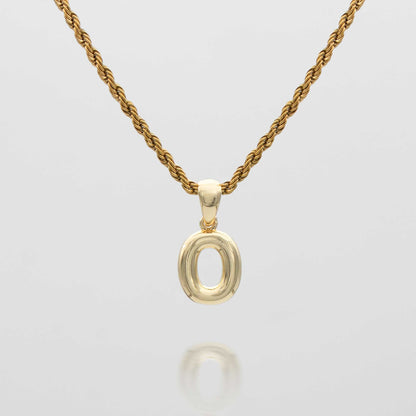 Mini Bubble Initial Necklace