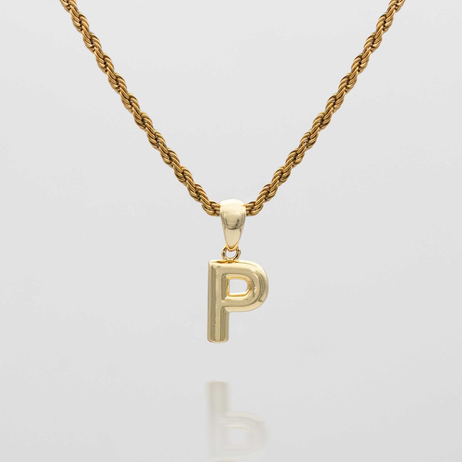 Mini Bubble Initial Necklace
