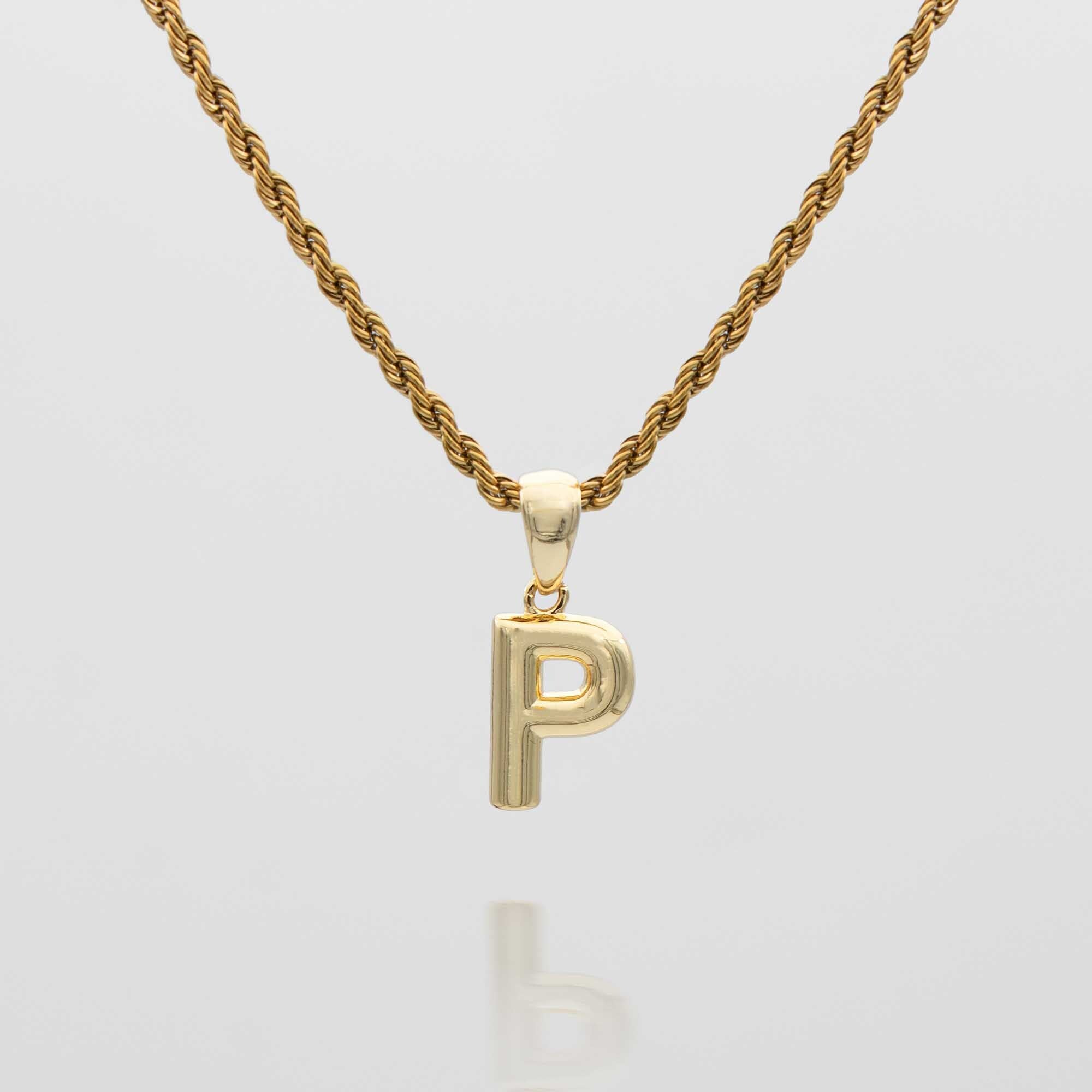 Mini Bubble Initial Necklace