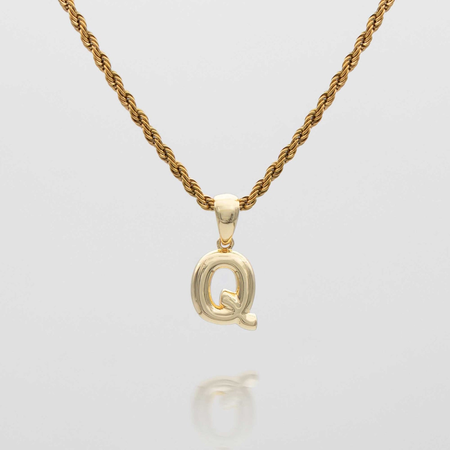 Mini Bubble Initial Necklace