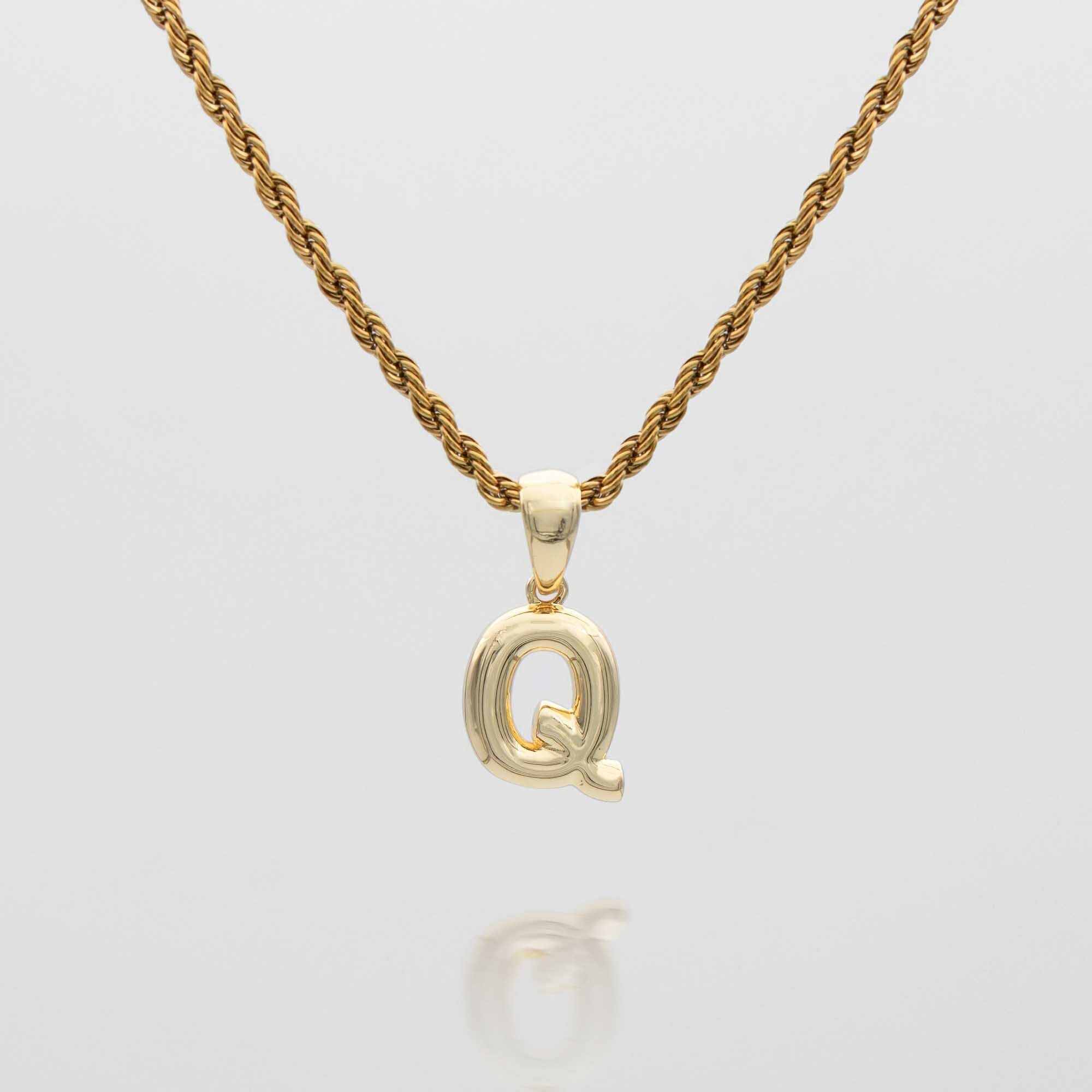 Mini Bubble Initial Necklace