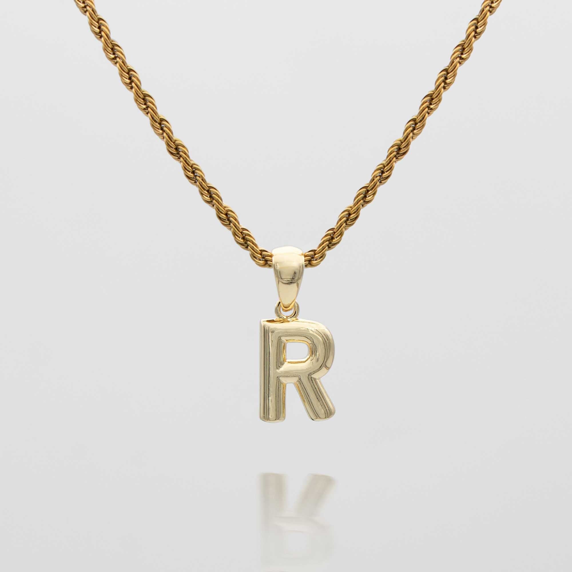 Mini Bubble Initial Necklace