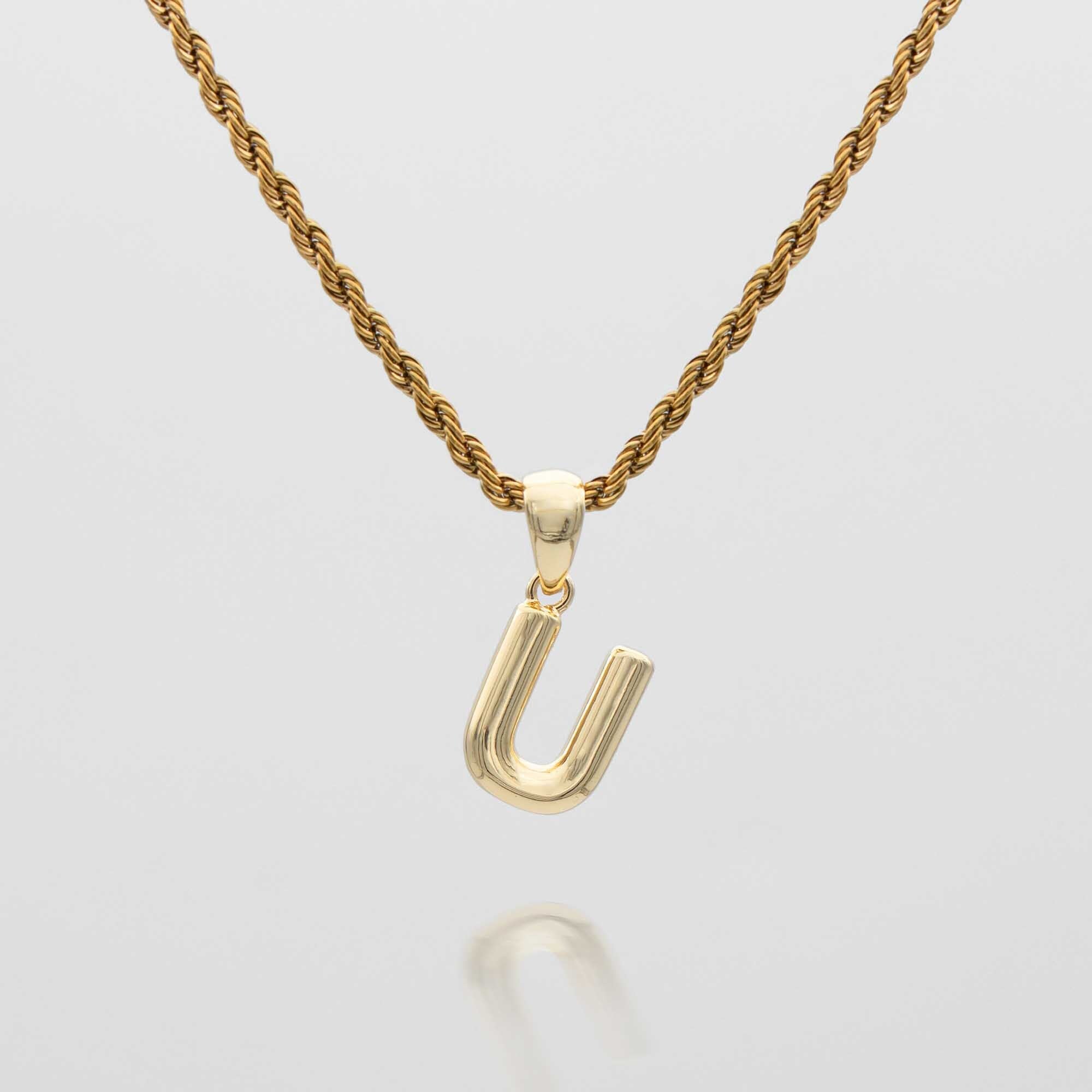 Mini Bubble Initial Necklace