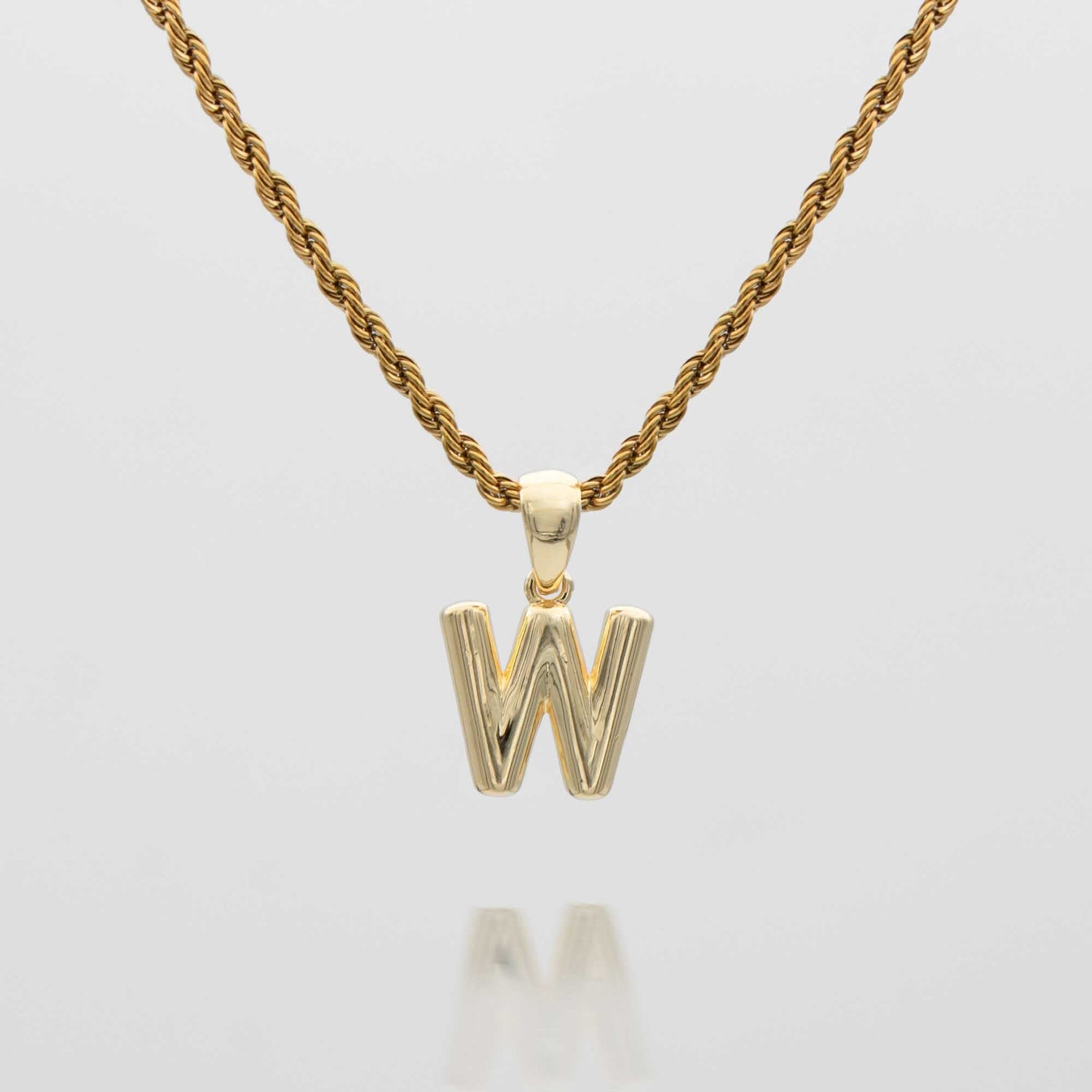 Mini Bubble Initial Necklace