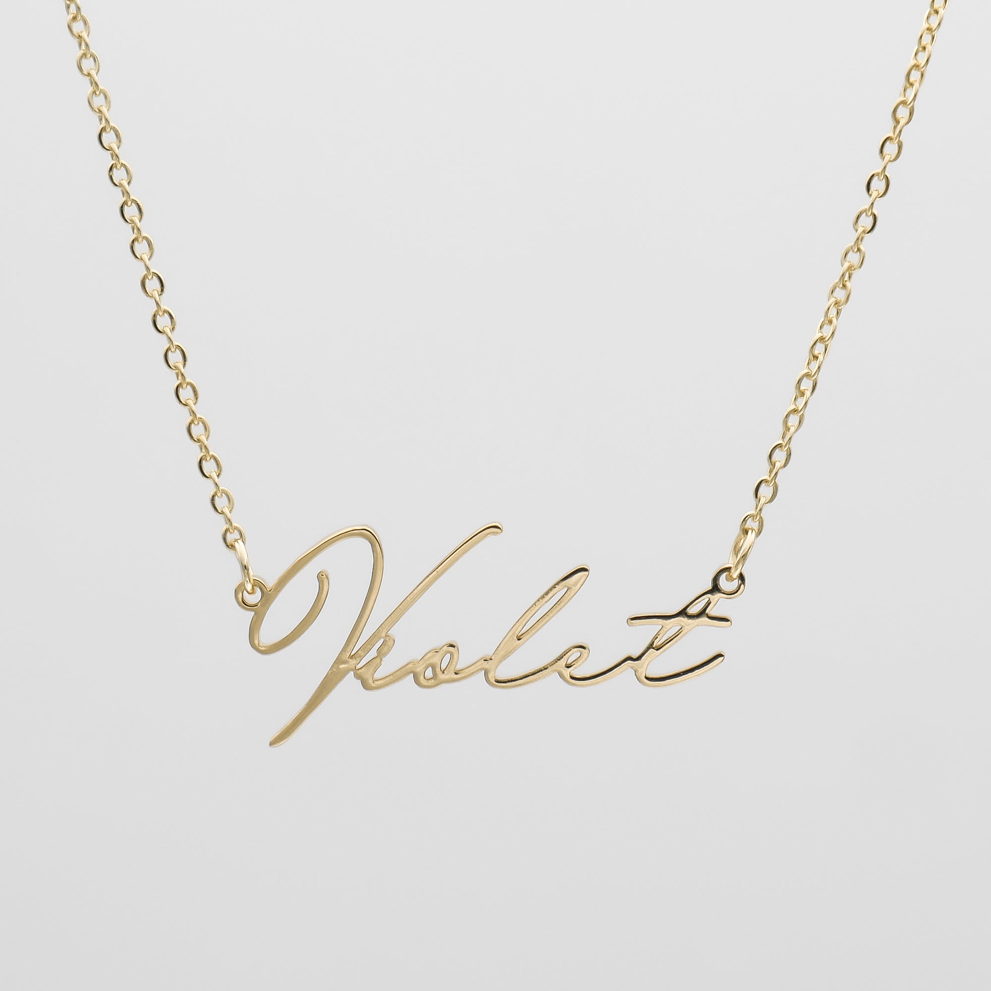 Violet Custom Name Necklace