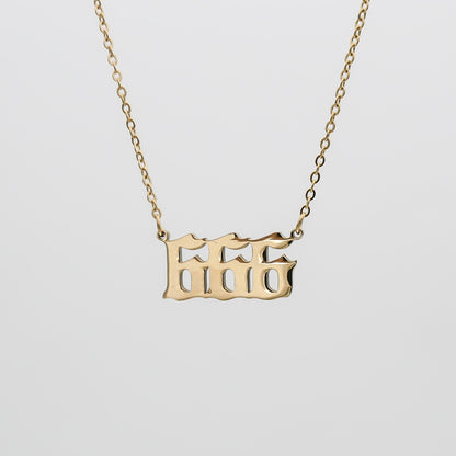 Angel Number Necklace