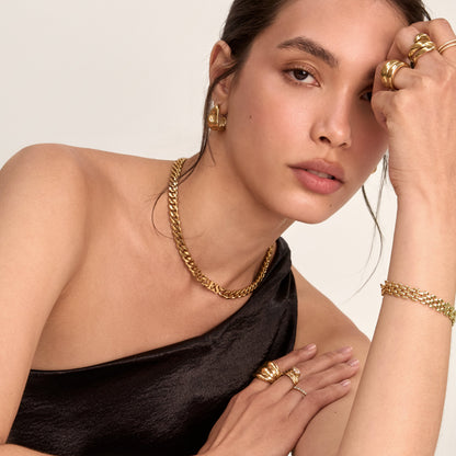 Personalised Cuban Chain Initial Choker