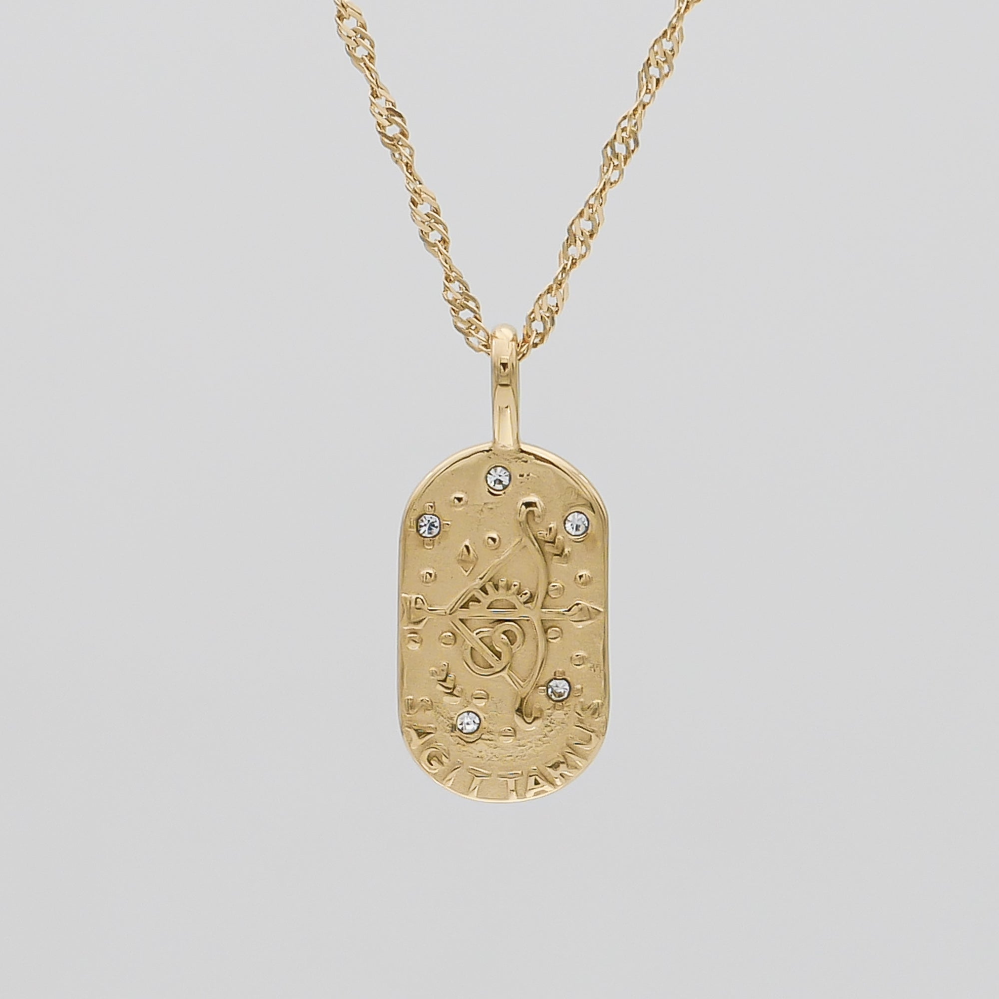 Zodiac Tarot Card Necklace