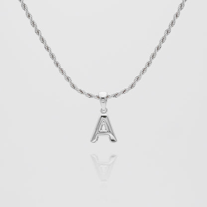 Mini Bubble Initial Necklace