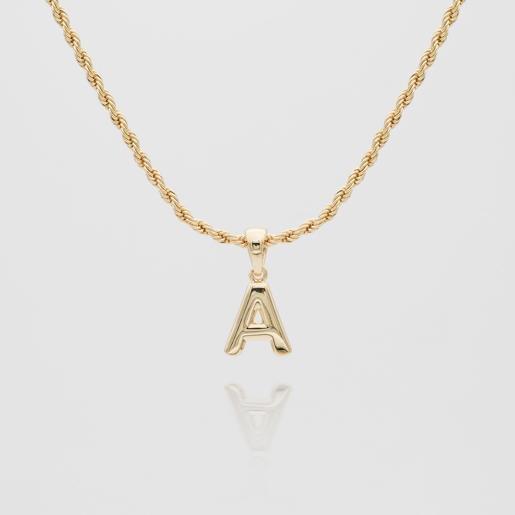 Mini Bubble Initial Necklace