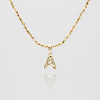 Mini Bubble Initial Necklace