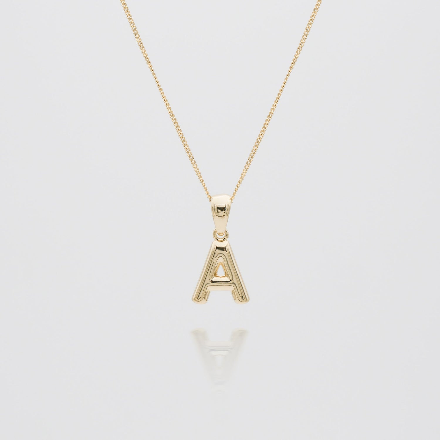 Mini Bubble Initial Necklace