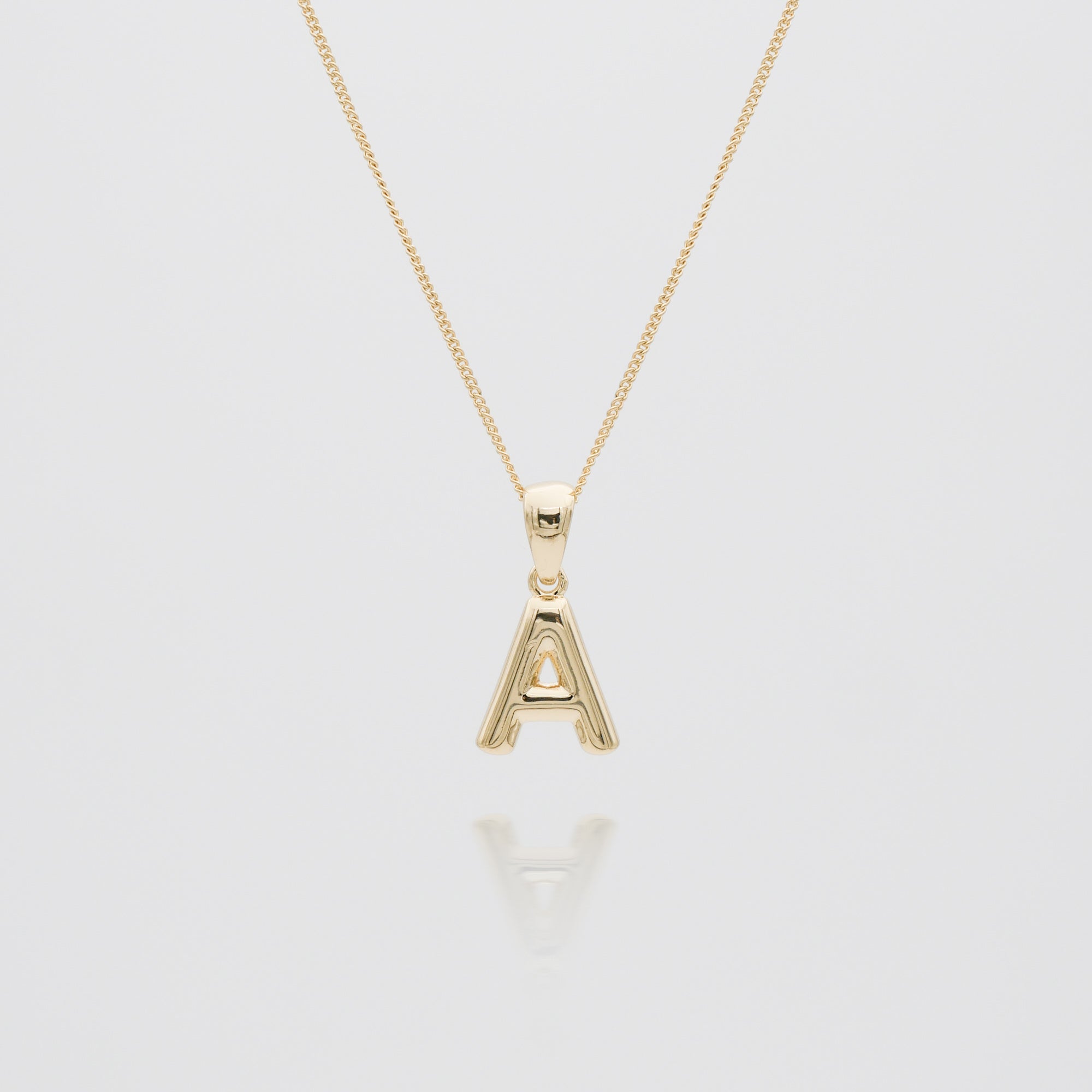 Mini Bubble Initial Necklace