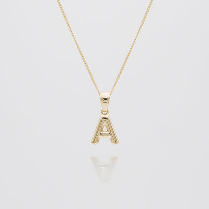 Mini Bubble Initial Necklace