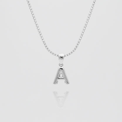 Mini Bubble Initial Necklace
