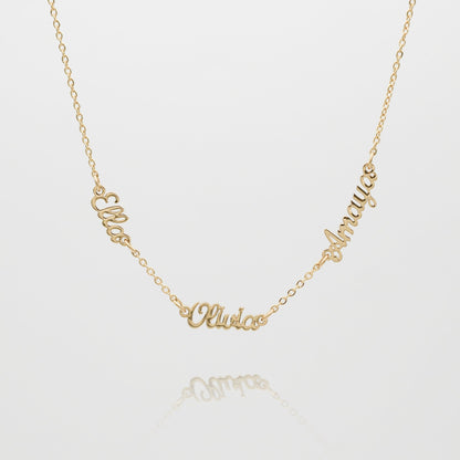 Multiple Name Necklace