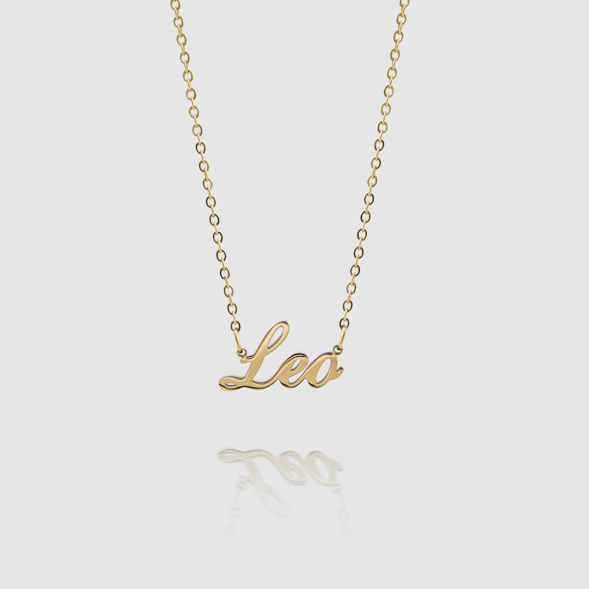 Zodiac Name Necklace