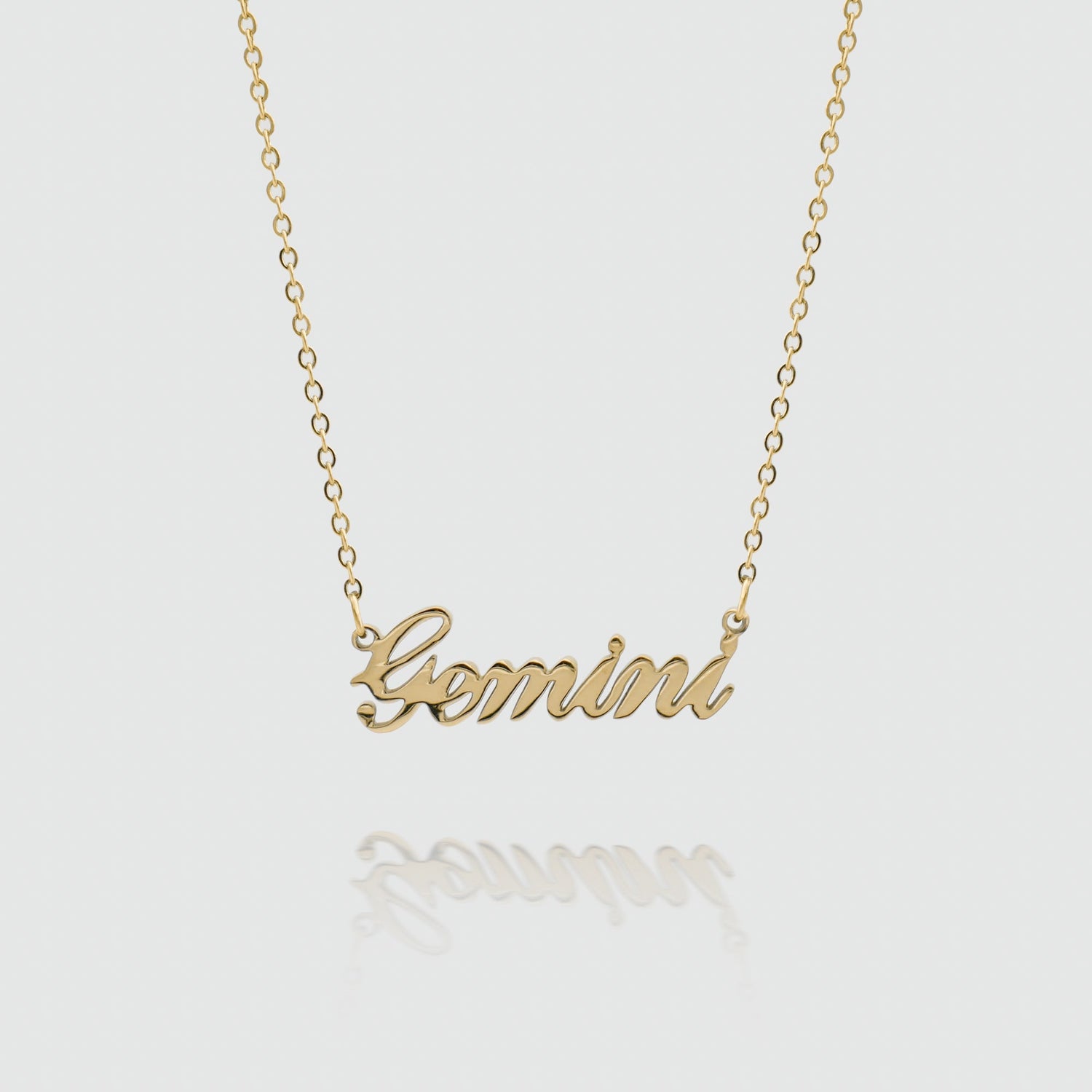 Zodiac Name Necklace