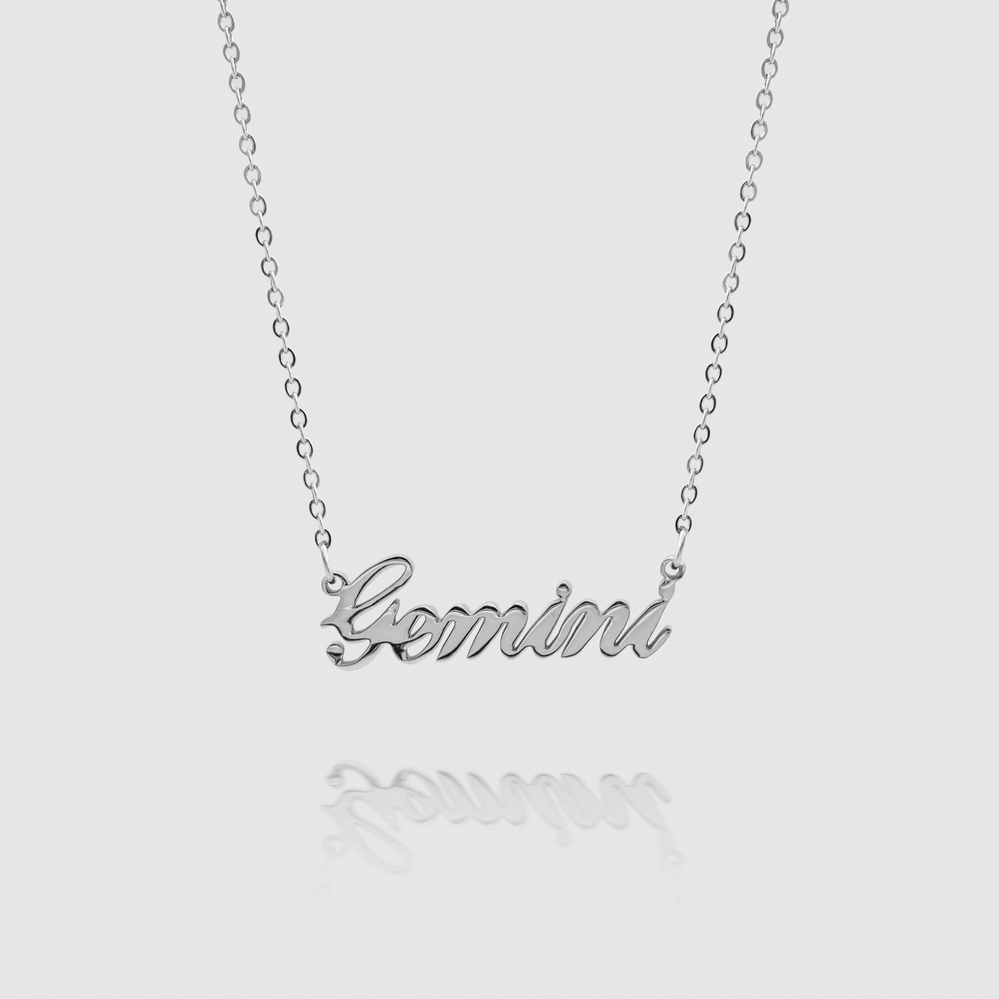 Zodiac Name Necklace